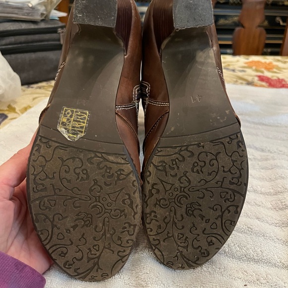Spring step l’artiste brown leather booties size 9.5-10 , almost new - Picture 3 of 5